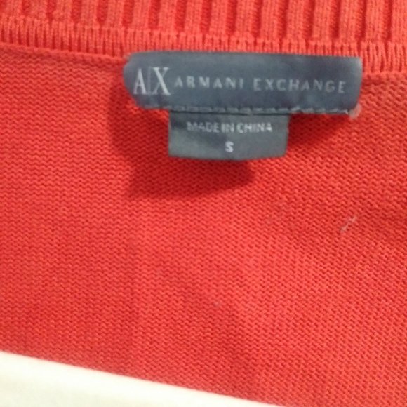 Armani Exchange Orange Cardigan - Picture 3 of 4